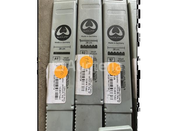 Grote foto partij wolff kitstrijkerbladen voor lijmkam doe het zelf en verbouw gereedschappen en machines