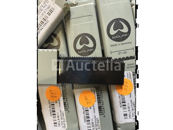 Grote foto partij wolff kitstrijkerbladen voor lijmkam doe het zelf en verbouw gereedschappen en machines