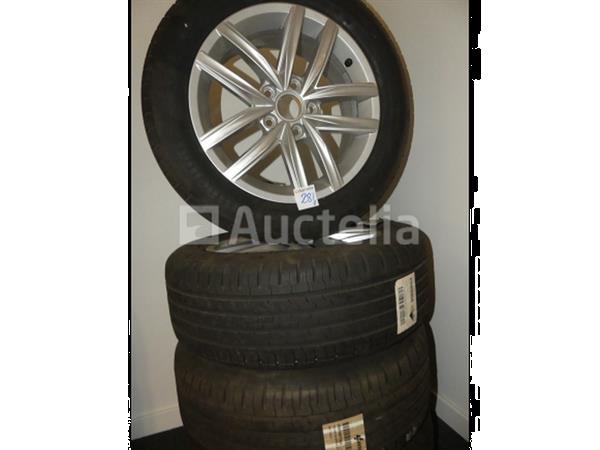 Grote foto 4 zomerbanden op aluminium velgen continental contiecocontact 5 205 55 r16v agrarisch wielen