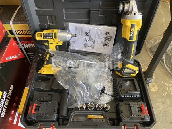 Grote foto accu slijper en slagmoersleutel set 36v 4ah doe het zelf en verbouw gereedschappen en machines