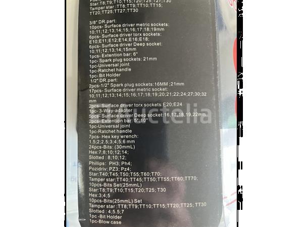 Grote foto 172 delige professionele doppenset doe het zelf en verbouw gereedschappen en machines