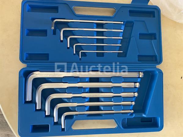 Grote foto extra lange imbus 10 delig in luxe koffer doe het zelf en verbouw gereedschappen en machines