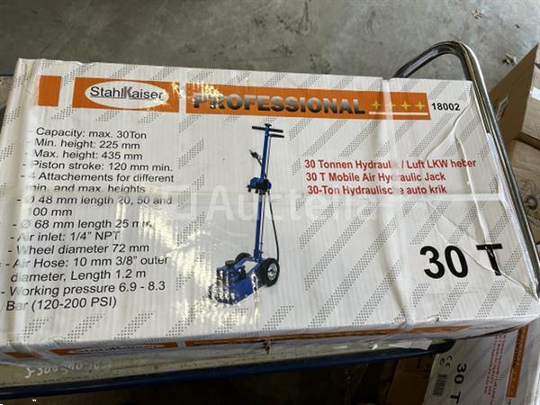 Grote foto pneumatische garagekrik 30 ton stahlkaiser doe het zelf en verbouw gereedschappen en machines