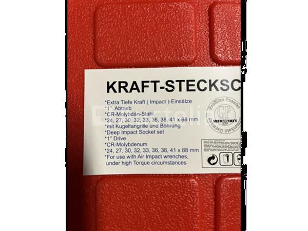 Grote foto slagdoppenset 1 aansluiting 24 41mm doe het zelf en verbouw gereedschappen en machines