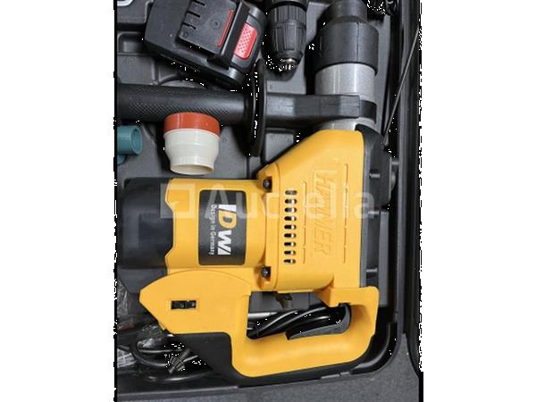 Grote foto boorhamer en accu schroevendraaier in koffer doe het zelf en verbouw gereedschappen en machines