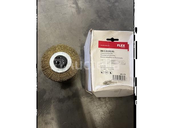 Grote foto flex staal draadborstel 100x85 mm doe het zelf en verbouw gereedschappen en machines
