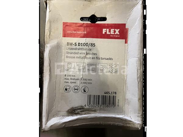 Grote foto flex staal draadborstel 100x85 mm doe het zelf en verbouw gereedschappen en machines