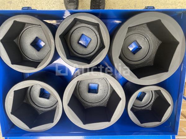 Grote foto zware slagdoppenset 6 delig 80 105 mm doe het zelf en verbouw gereedschappen en machines