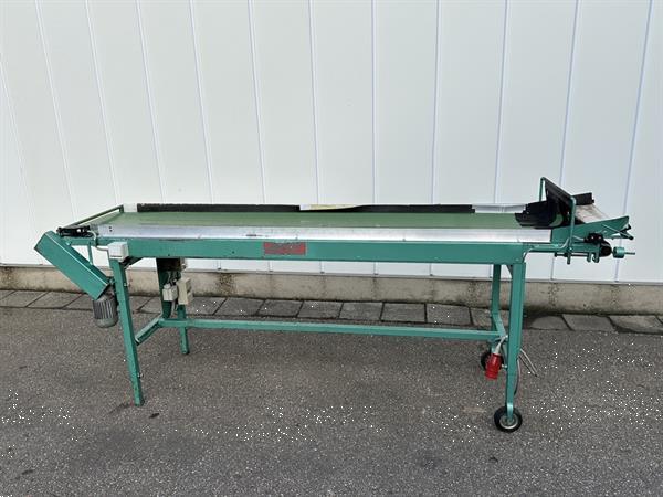 Grote foto schoemans transportband voor fruit 250 x 50 cm agrarisch transportbanden