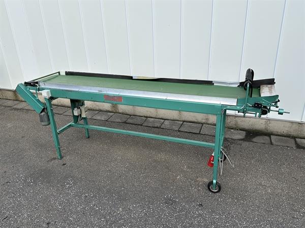 Grote foto schoemans transportband voor fruit 250 x 50 cm agrarisch transportbanden