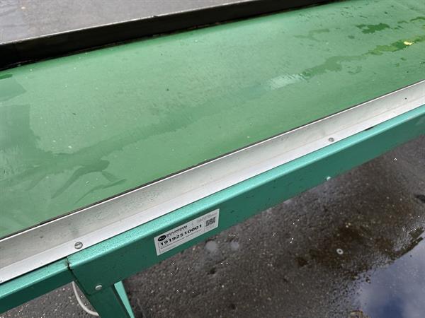 Grote foto schoemans transportband voor fruit 250 x 50 cm agrarisch transportbanden