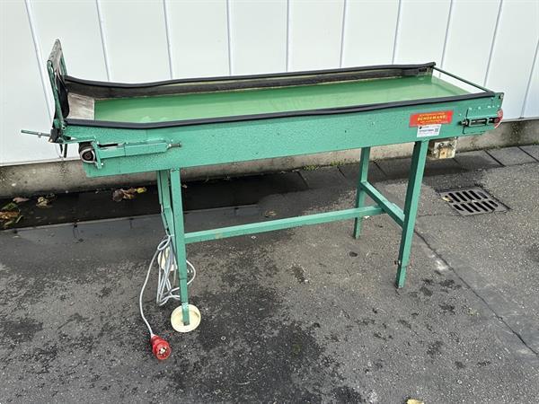 Grote foto schoemans transportband voor fruit 170 x 50 cm agrarisch transportbanden