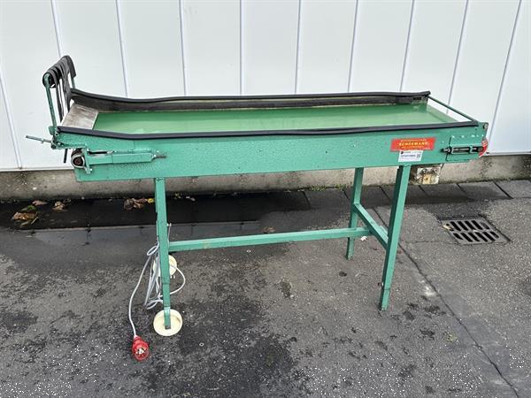 Grote foto schoemans transportband voor fruit 170 x 50 cm agrarisch transportbanden