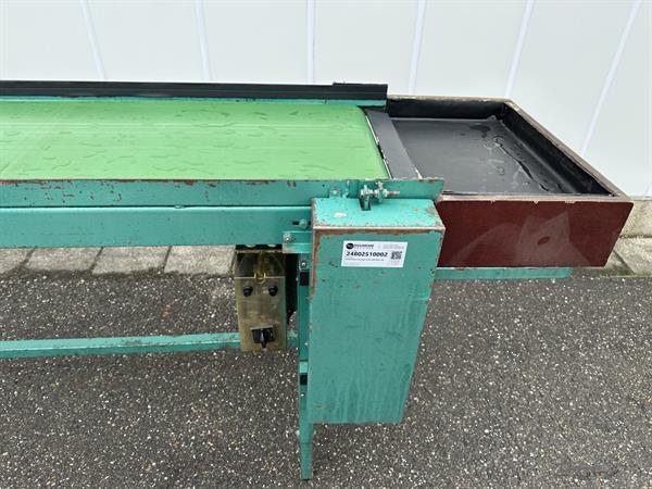 Grote foto schoemans transportband voor fruit 210 x 50 cm agrarisch transportbanden