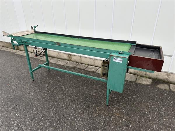 Grote foto schoemans transportband voor fruit 210 x 50 cm agrarisch transportbanden