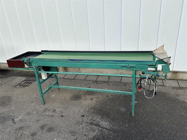 Grote foto schoemans transportband voor fruit 210 x 50 cm agrarisch transportbanden