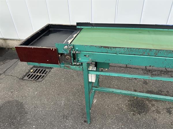 Grote foto schoemans transportband voor fruit 210 x 50 cm agrarisch transportbanden