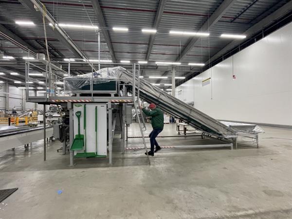 Grote foto manter vp16000 afweegmachine met 3 elevatoren en doseerbanden agrarisch tuinbouw