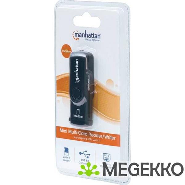 Grote foto manhattan 101981 usb 3.0 3.1 gen 1 type a zwart geheugenkaartlezer computers en software netwerkkaarten routers en switches