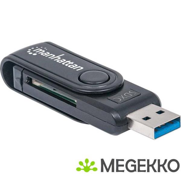 Grote foto manhattan 101981 usb 3.0 3.1 gen 1 type a zwart geheugenkaartlezer computers en software netwerkkaarten routers en switches
