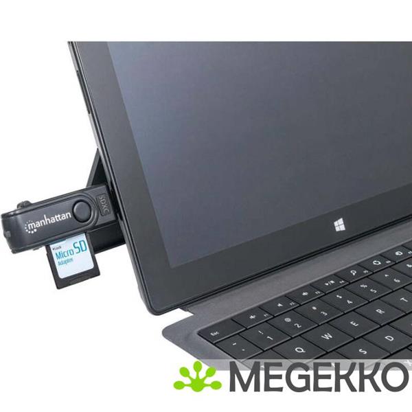 Grote foto manhattan 101981 usb 3.0 3.1 gen 1 type a zwart geheugenkaartlezer computers en software netwerkkaarten routers en switches