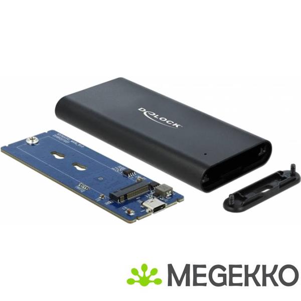 Grote foto delock 42614 behuizing voor opslagstations sdd behuizing zwart computers en software behuizingen en kasten