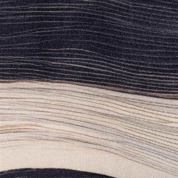 Grote foto vidaxl keuken vloerkleed art deco zwart 150 x 45 cm fluweel tuin en terras overige tuin en terras