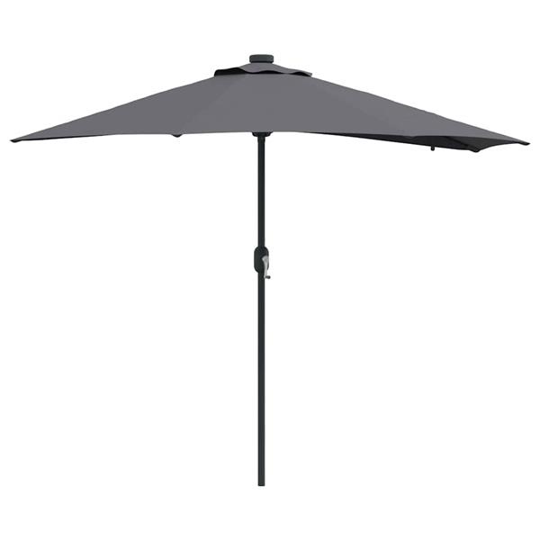 Grote foto vidaxl tuinparasol antraciet 294 x 150 x 223 cm stof tuin en terras overige tuin en terras