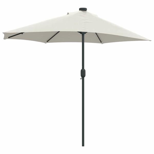 Grote foto vidaxl tuinparasol zand 294 x 150 x 223 cm stof tuin en terras overige tuin en terras