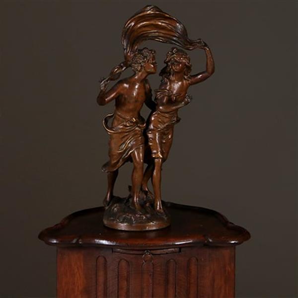 Grote foto stel van 2 luikse pedestals met uittrekbaar blaadje voor een kandelaar ca 1850 no.342045 antiek en kunst overige in antiek gebruiksvoorwerpen