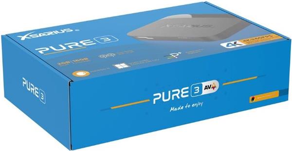 Grote foto xsarius pure 3 uhd 4k android 11 media player telecommunicatie zenders en ontvangers