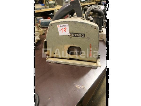 Grote foto metabo 6032s draagbare cirkelzaag doe het zelf en verbouw ijzerwaren en bevestigingsmiddelen
