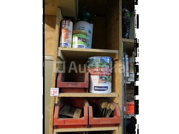 Grote foto inhoud van de planken doe het zelf en verbouw gereedschappen en machines