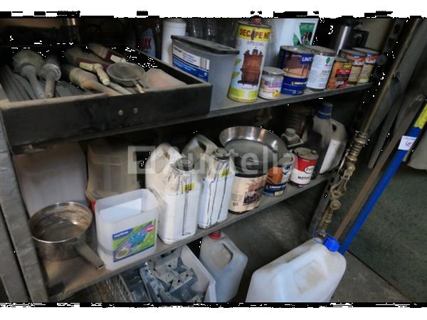 Grote foto inhoud van de planken doe het zelf en verbouw gereedschappen en machines