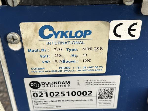 Grote foto cyklop axro mini ts r bindmachine agrarisch tuinbouw