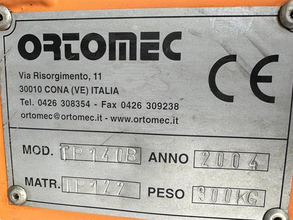 Grote foto ortomec tp 140b getrokken bladgroente oogstmachine 140 cm met wielen agrarisch oogstmachines