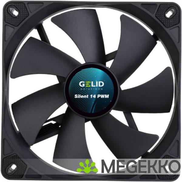 Grote foto gelid solutions silent 14 pwm black computers en software overige computers en software