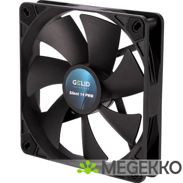 Grote foto gelid solutions silent 14 pwm black computers en software overige computers en software