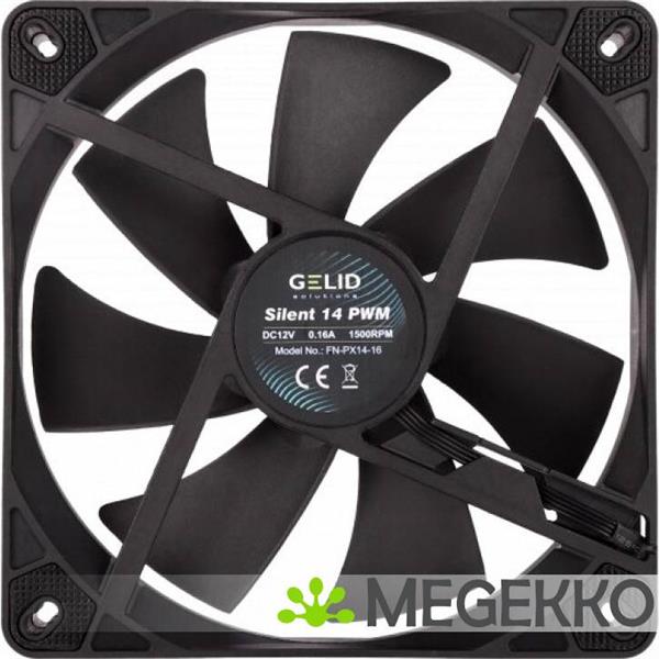 Grote foto gelid solutions silent 14 pwm black computers en software overige computers en software