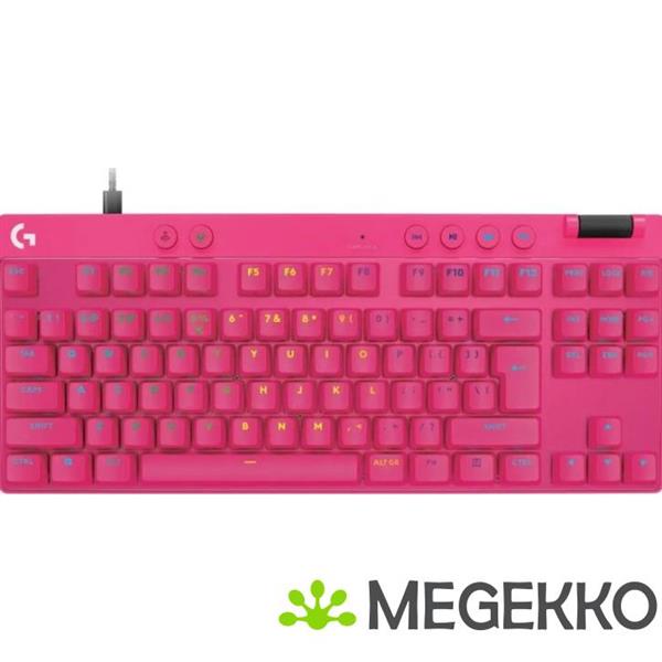 Grote foto logitech g pro x tkl rapid toetsenbord roze analog magnetic computers en software toetsenborden
