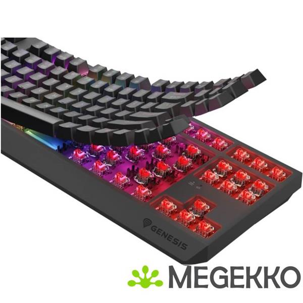 Grote foto genesis nkg 2107 thor 230 tkl toetsenbord draadloos grijs computers en software toetsenborden