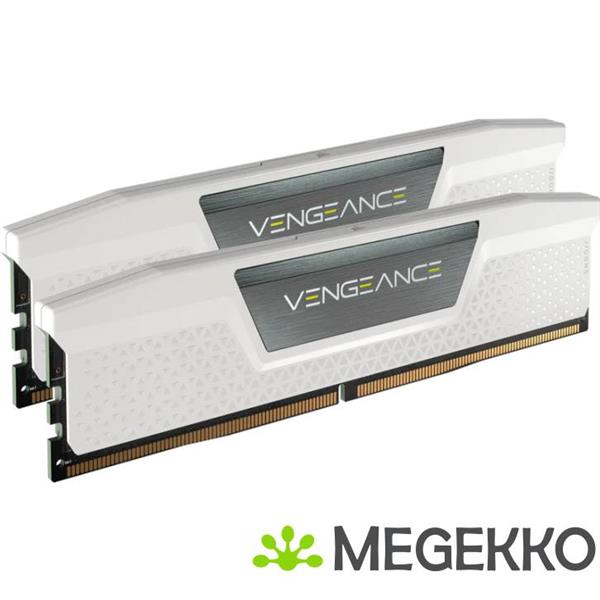 Grote foto corsair ddr5 vengeance 2x16gb 6000 white computers en software harde schijven