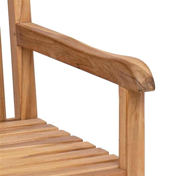 Grote foto vidaxl tuinbank bruin 150 x 60 x 90 cm massief teakhout tuin en terras tuinmeubelen