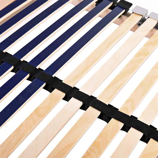 Grote foto vidaxl lamelbodem bruin 70 x 190 cm massief beukenhout antiek en kunst stoelen en banken