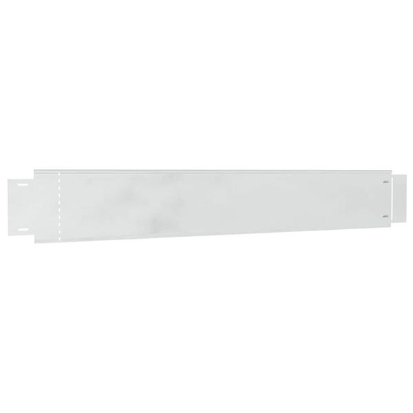 Grote foto vidaxl tuinrand 10 pcs grijs 14 x 100 cm staal tuin en terras tuindecoratie