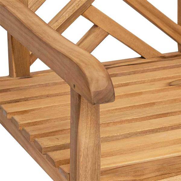 Grote foto vidaxl tuinstoelen 2 pcs bruin 58 x 60 x 90 cm massief teakhout tuin en terras tuinmeubelen