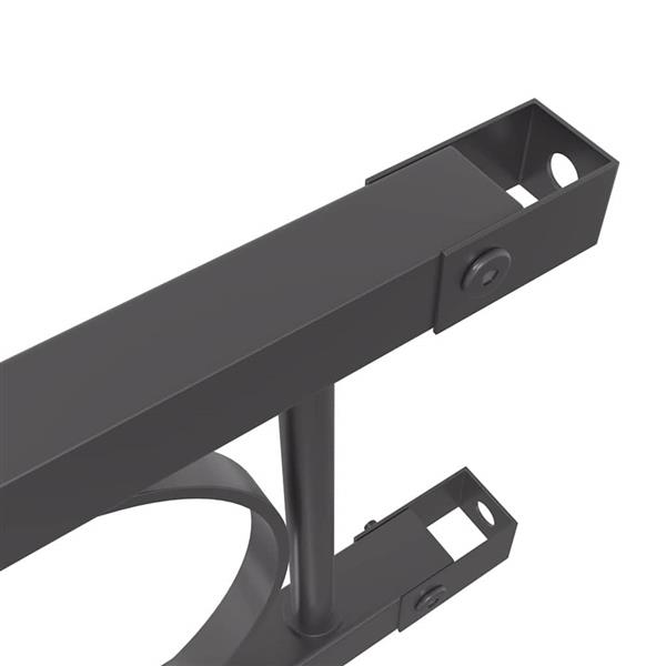 Grote foto vidaxl hecelement grijs 170 x 100 cm staal tuin en terras hekken en schuttingen