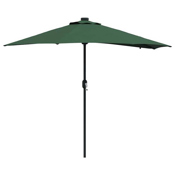 Grote foto vidaxl tuinparasol groen 294 x 150 x 223 cm stof tuin en terras overige tuin en terras