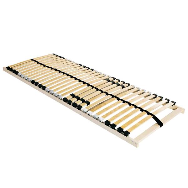 Grote foto vidaxl lamelbodem bruin 80 x 190 cm massief beukenhout antiek en kunst stoelen en banken