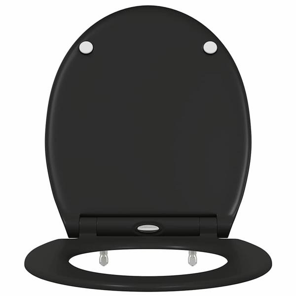 Grote foto vidaxl snelle release toilet geschikt voor zitting zwart doe het zelf en verbouw sanitair